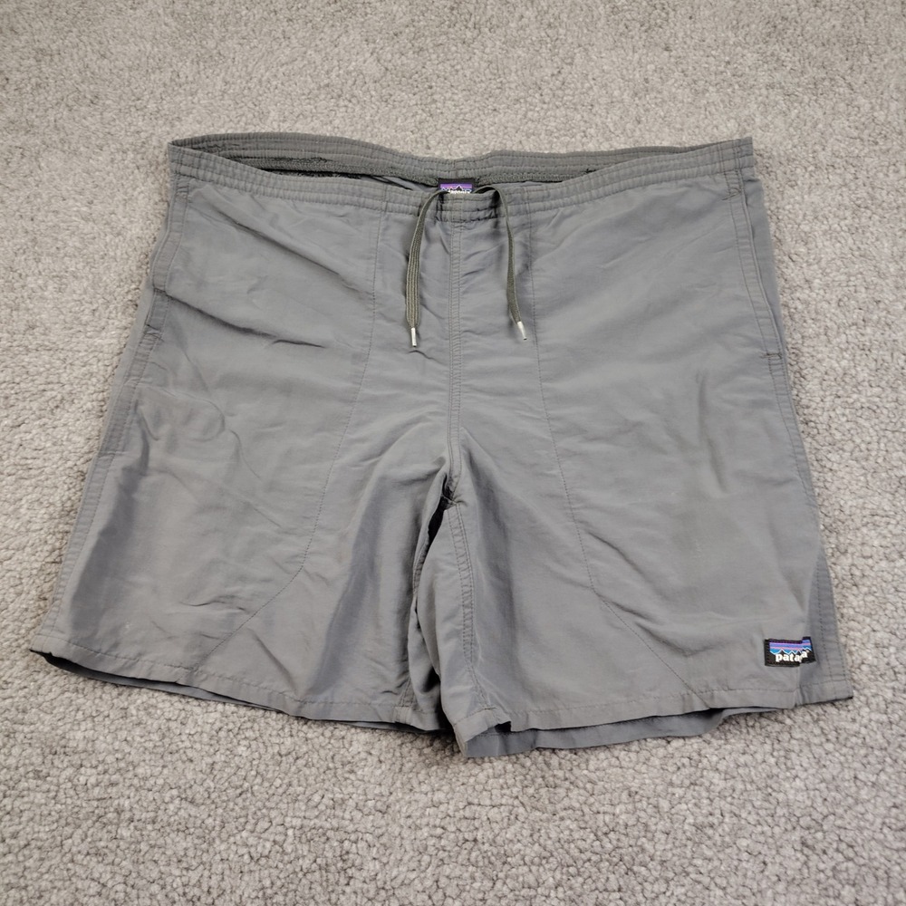 Patagonia Baggies Shorts Mens XL 6 Inch Inseam Grey